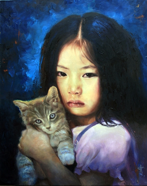 Chris Hopkins - Oil Painter - Internment - Best Friend Farewell Chris Hopkins - Oil Painter - Internment - Best Friend Farewell